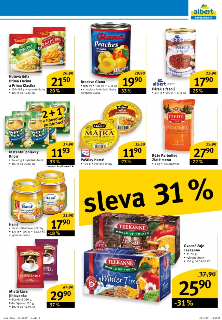 Leták Albert Hypermarket, stránka 9